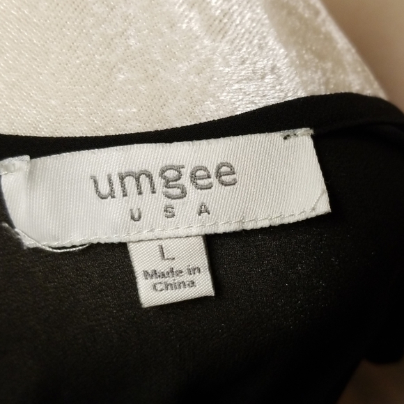 Umgee see through Black Sleeveless top - Picture 7 of 8